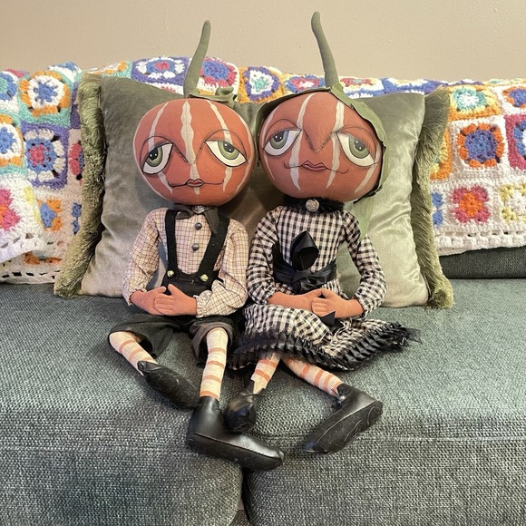 Joe Spencer Garfunkel Gretzy Pumpkin Head Gathered Traditions Gallerie Halloween